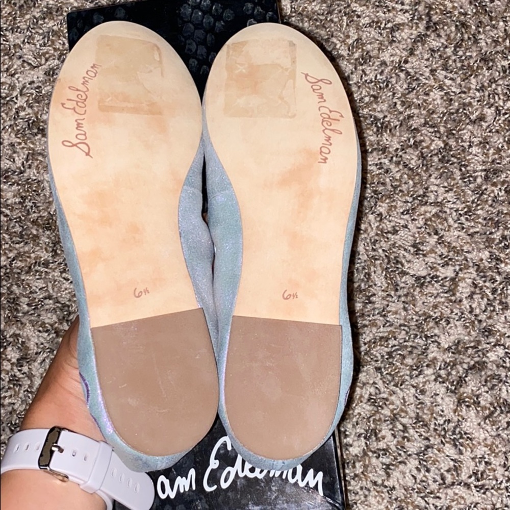New Size 6.5 Sam Edelman Felicia Leather Flats - Picture 8 of 8